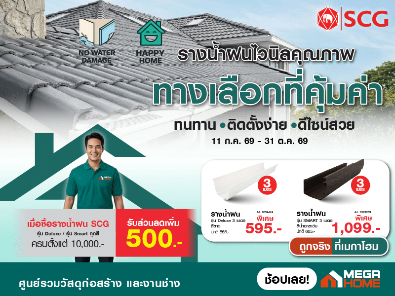 รางน้ำฝนไวนิล